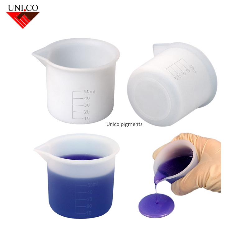 Premium 50ml Silicone Measuring Cups - Heat-Resistant, Flexible & Non-Stick